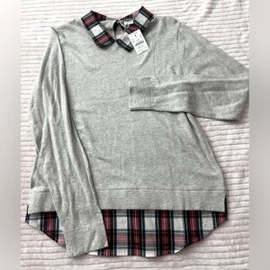 JCrew collared long sleeve shirt